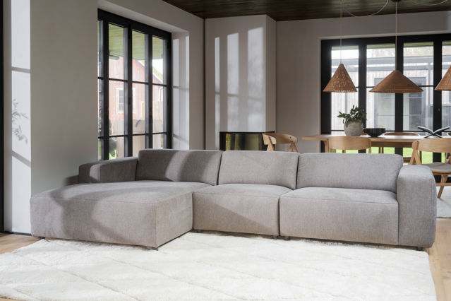 4-Sitzer-Sofa 'Willard' Chaiselongue V - Beige