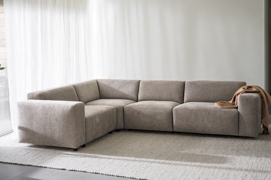 2-Sitzer-Ecksofa 'Willard' - Beige