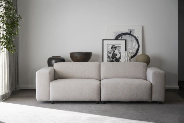 3-Sitzer-Sofa 'Willard' - Hellbeige
