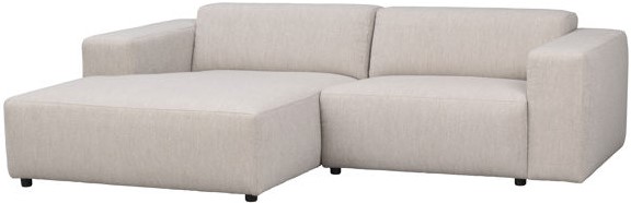 3-Sitzer-Sofa 'Willard' Chaiselongue V - Hellbeige