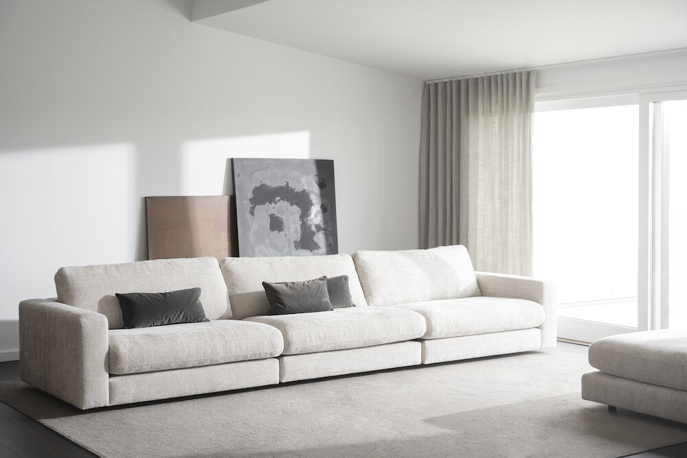 Ecksessel 'Duncan' Rechts - Hellgrau