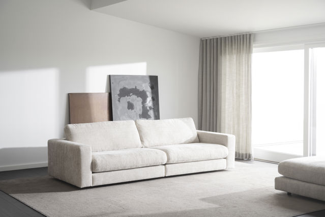 3-Sitzer-Sofa 'Duncan' - Hellgrau