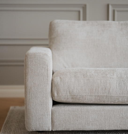 Ecksofa 'Duncan' Rechts - Hellgrau