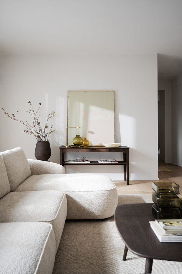Relieftisch 'Markham' 140cm - Braun