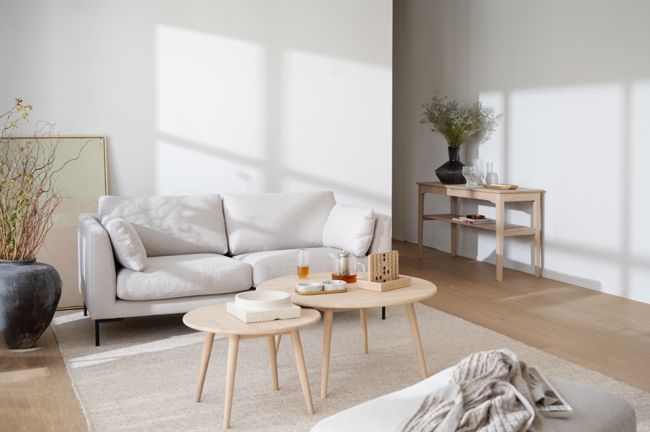 2-Sitzer-Sofa 'Corwin' - Hellbeige