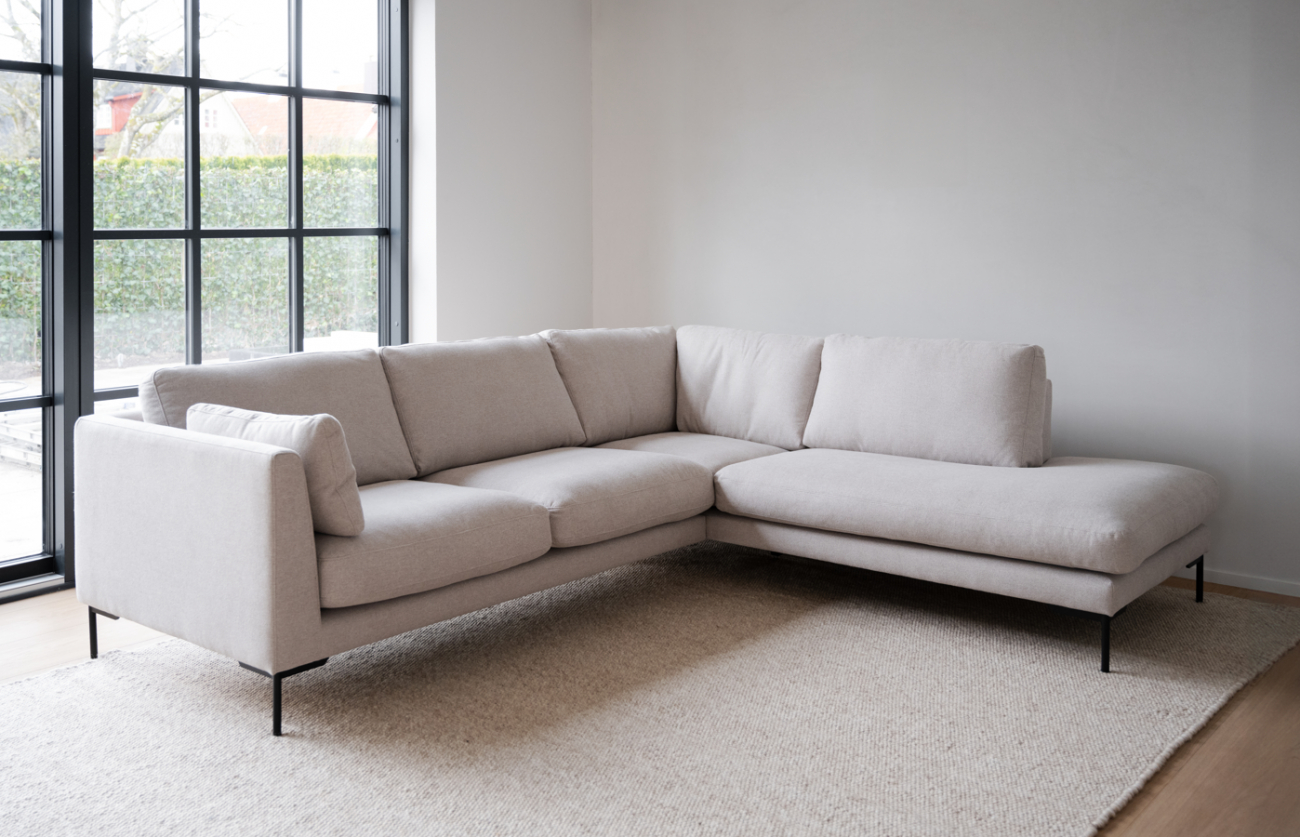 Sofa 'Corwin' Rechts - Hellbeige