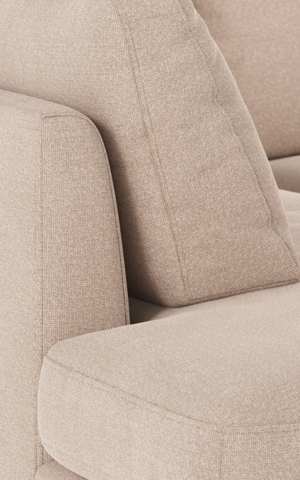 Sofa 'Corwin' Links - Hellbeige