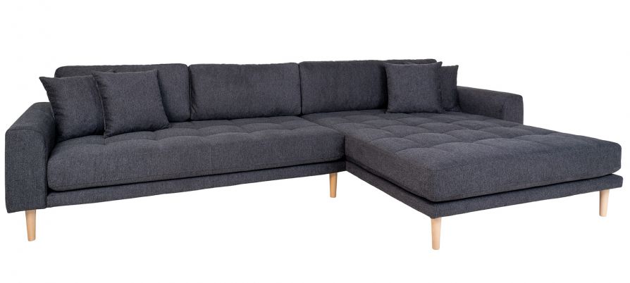 Sofa 'Lido' Rechts - Dunkelgrau