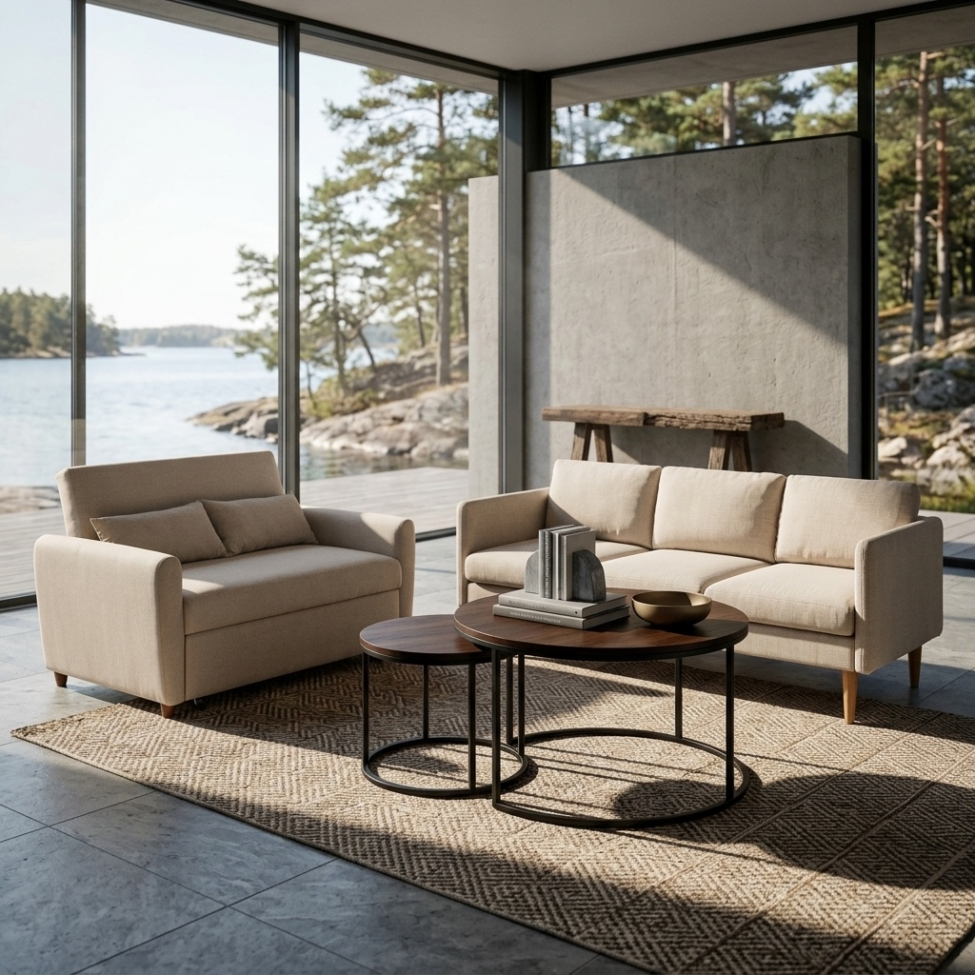 Couchtisch 'Prime' L - Walnuss