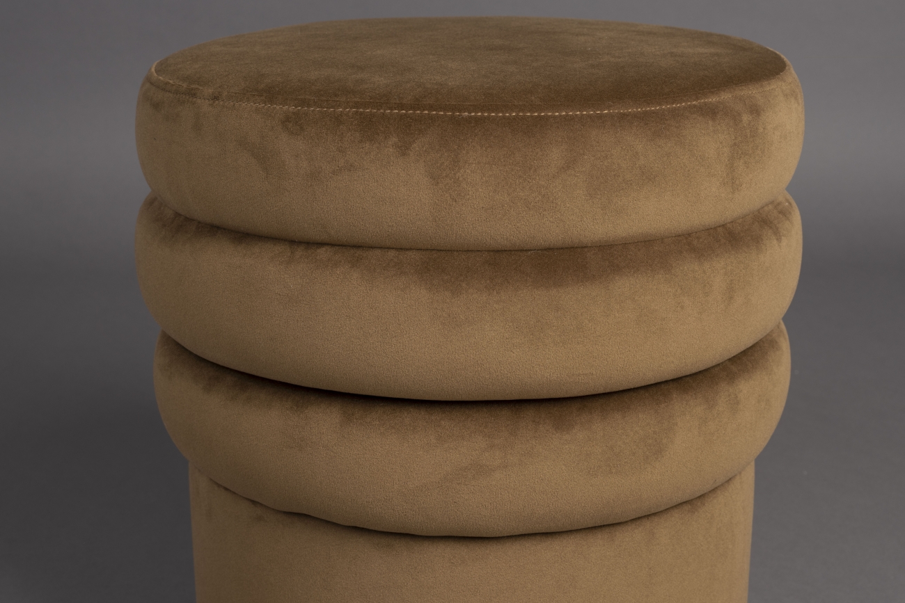 Hocker 'Aditi' - Braun
