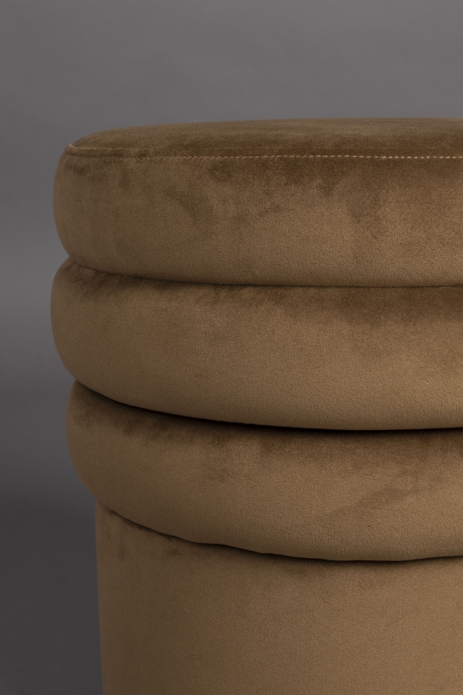 Hocker 'Aditi' - Braun