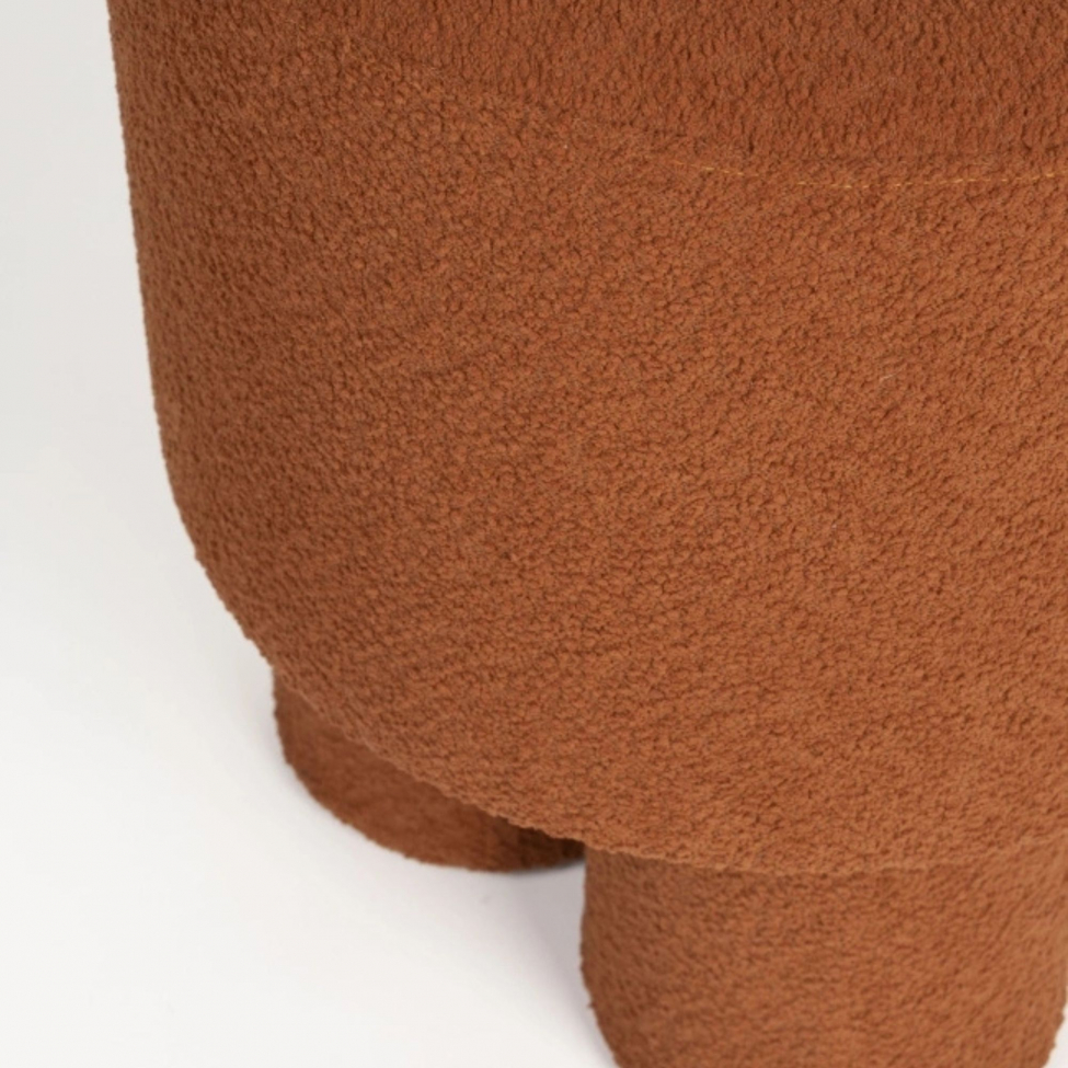 Hocker 'Marcos' - Rotbraun