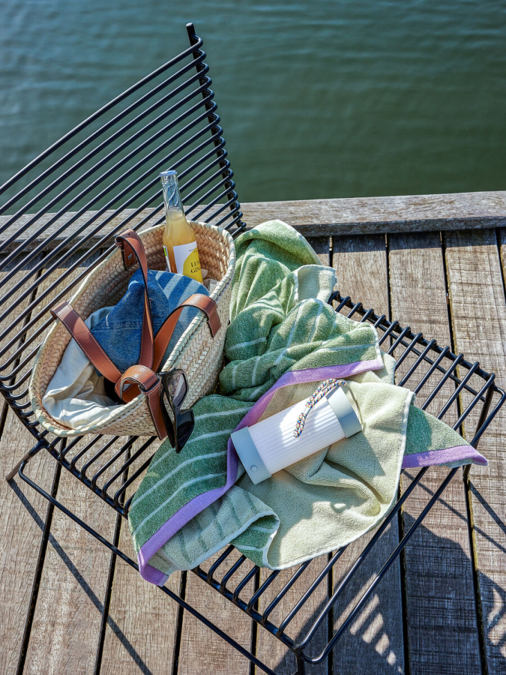 String Lounge Chair 'Park' - Schwarz