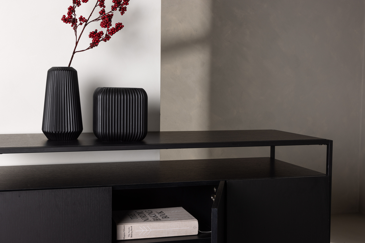 Schrank 'Kingsport' 120x80cm - Schwarz