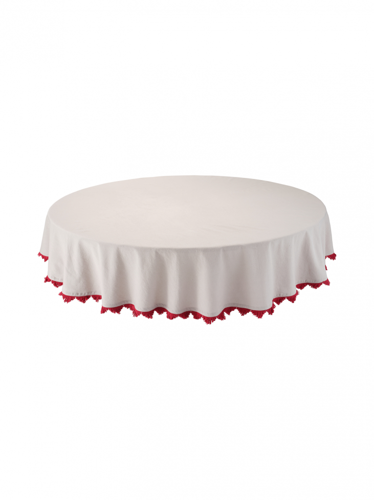 Tuch 'Stine' Rund 160 - Rot
