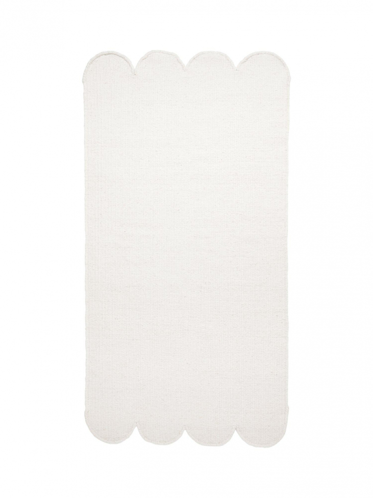 Wollteppich 'Fia' 70x140cm - Offwhite