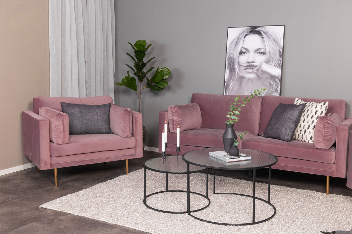 Sofa 'Bjelland' 3-Sitzer - Rosa