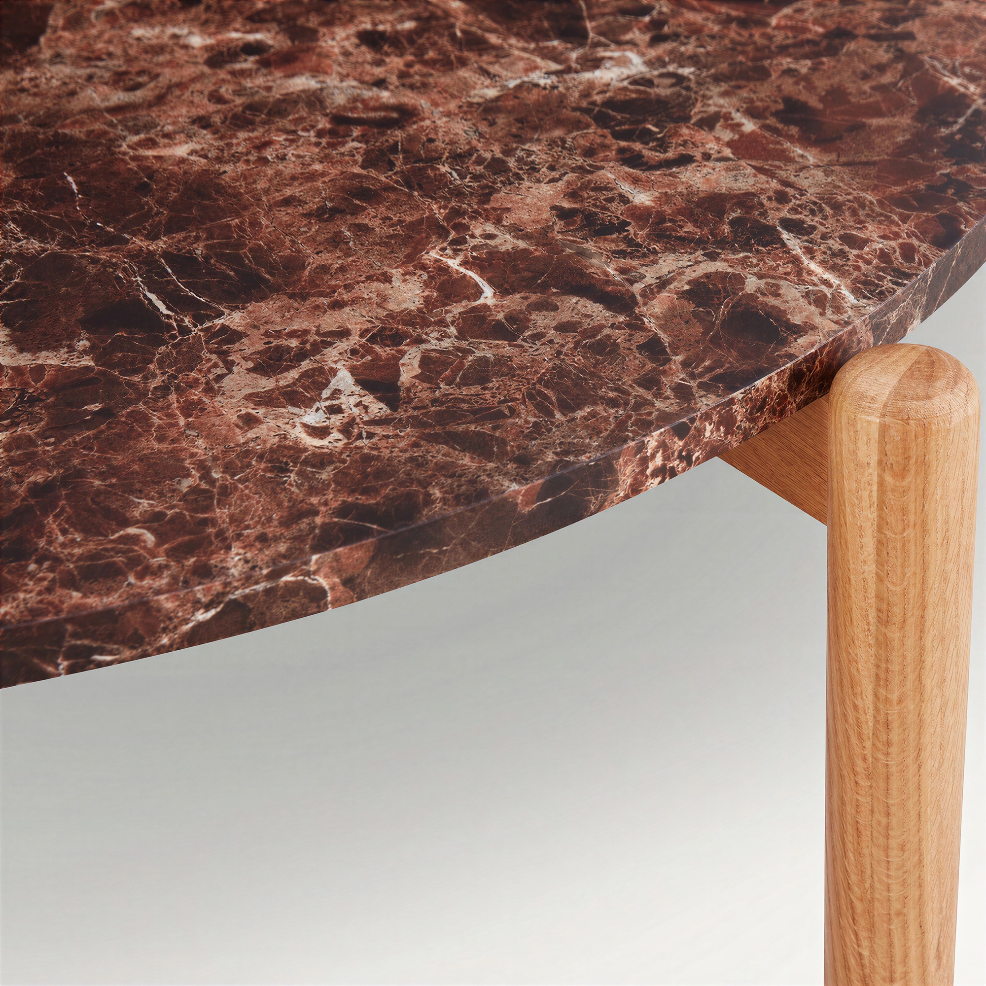 Couchtisch 'Marble' S - Braun