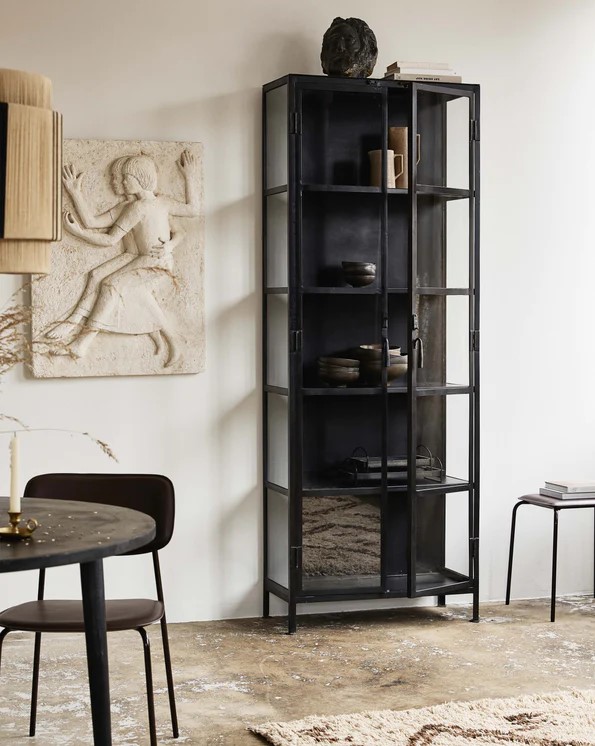 Kleiderschrank 'Phoenix' - Glas/Eisen