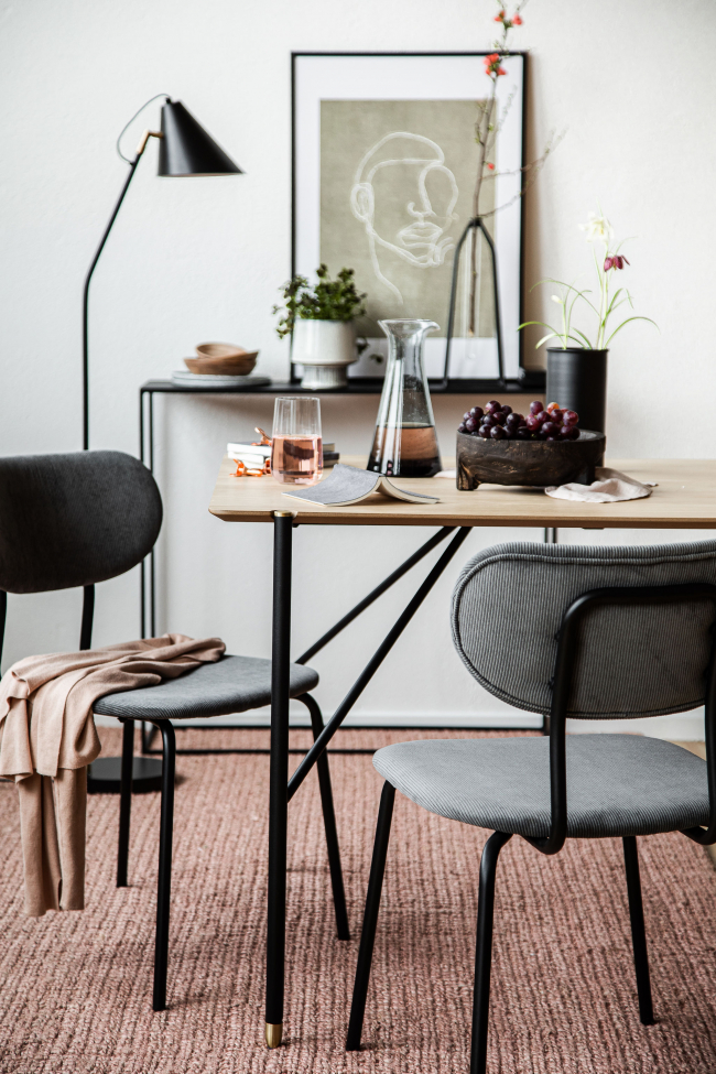 Stuhl 'Kungsholmen' - Grau