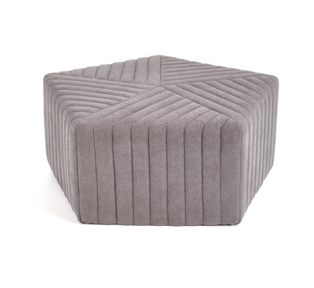Sitzpuff 'Hexa' M - Grau