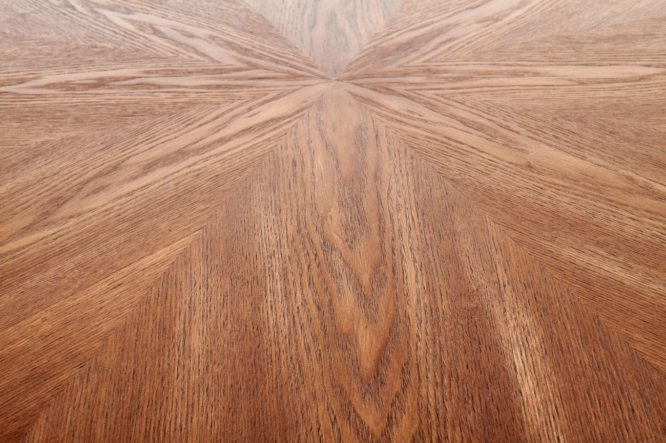 Esstisch 'Carmelo' Rund 110cm - Holz/Schwarz