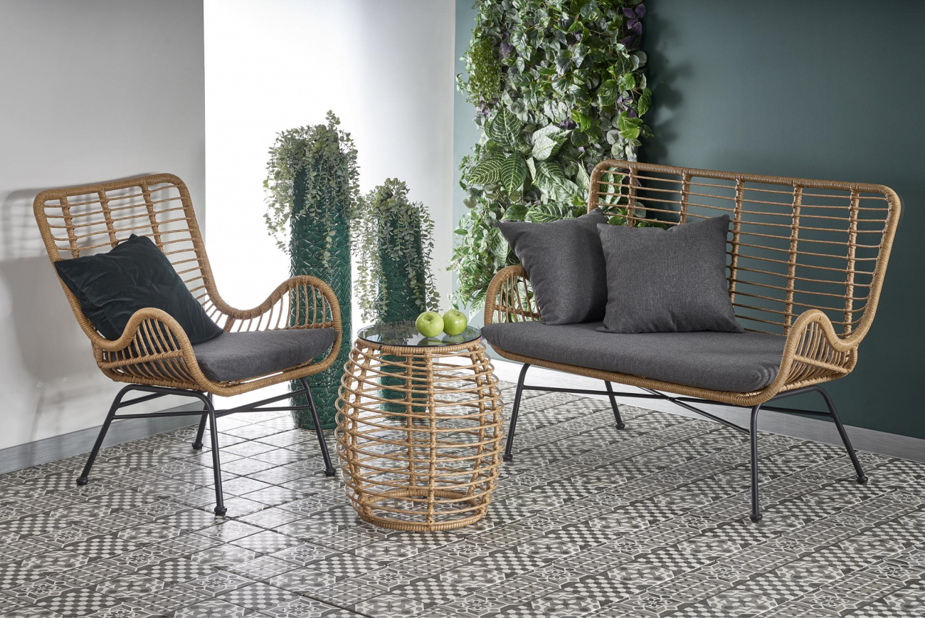 Gartensofa 'Ikaro' - Natur