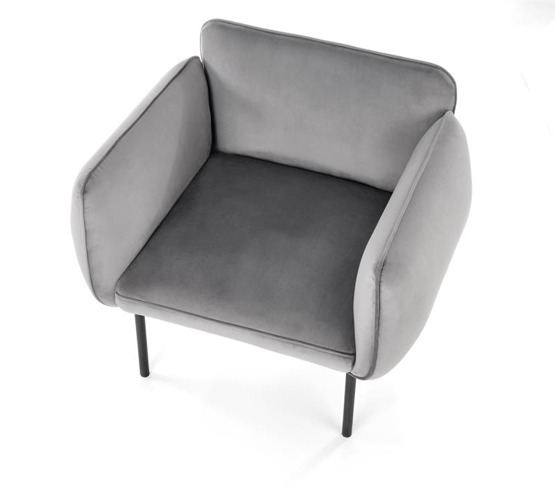 Sessel 'Cabra' - grau/schwarz