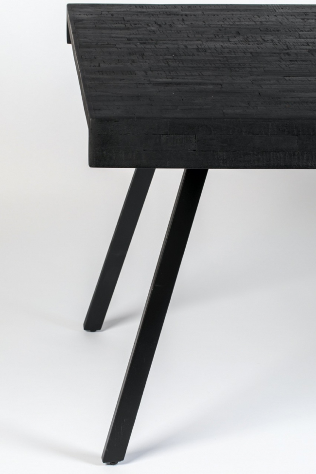 Esstisch 'Suri' 200x90 - Schwarz