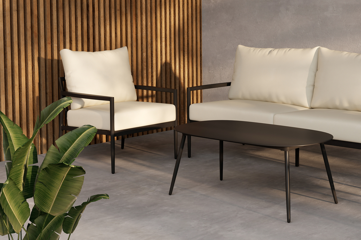 Loungeset 'Pozzallo' - Schwarz
