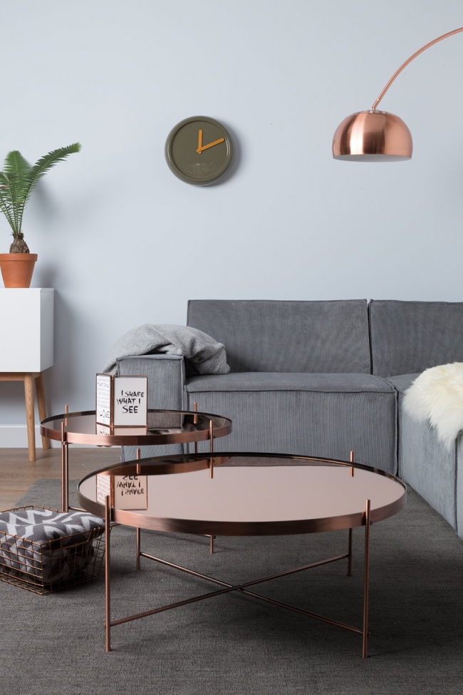 Couchtisch 'Cupid' - Kupfer XL