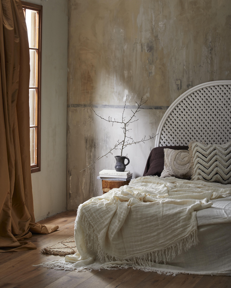 Kopfteil 'Phai' - Weiß