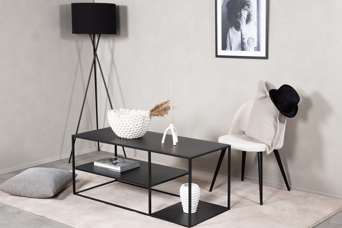 Couchtisch 'Staal' 120x50cm - Schwarz