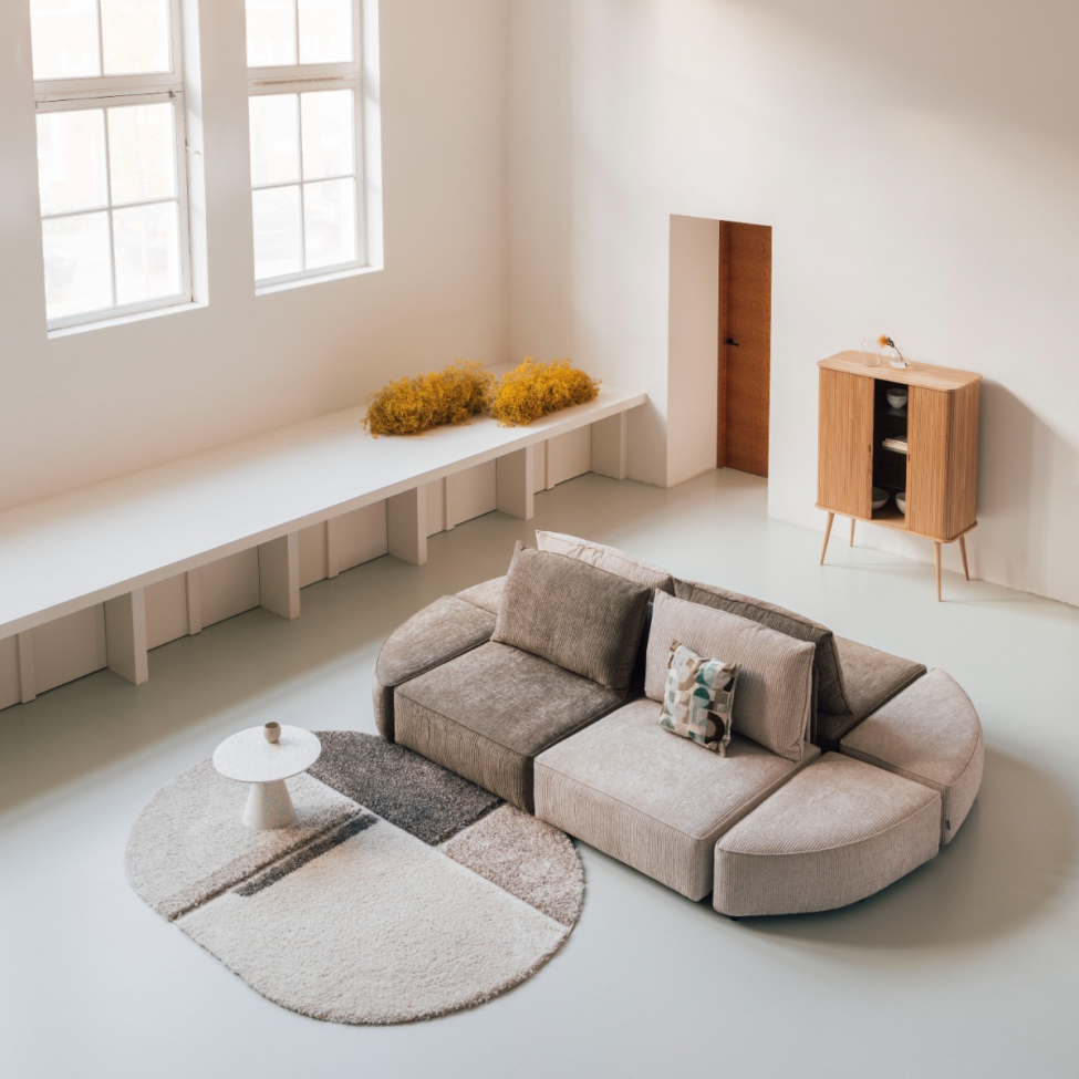 Sofa 'Hunter' 3-Sitzer - Sand