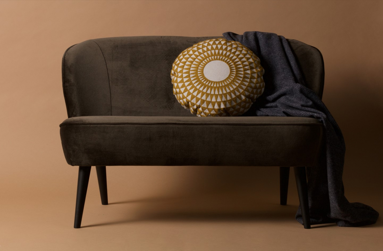 Sofa 'Sara' - Grün/Samt