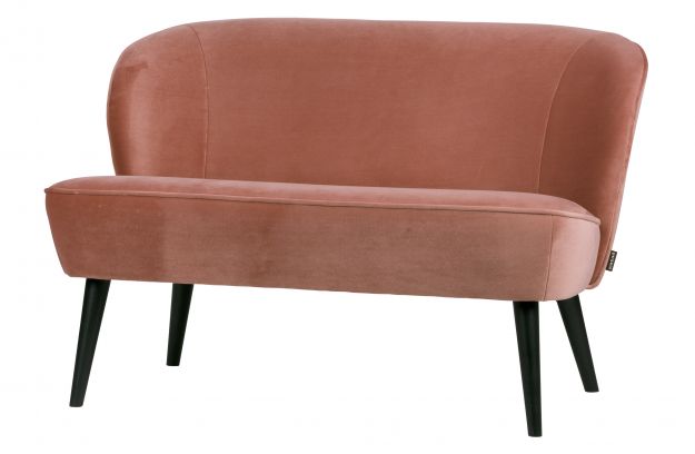 Sofa 'Sara' - Rosa/Samt