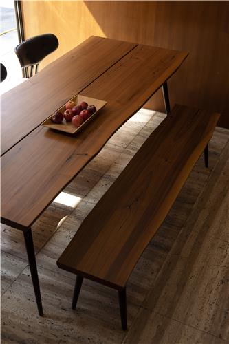 Bank 'Alagon' 180x40cm - Braun