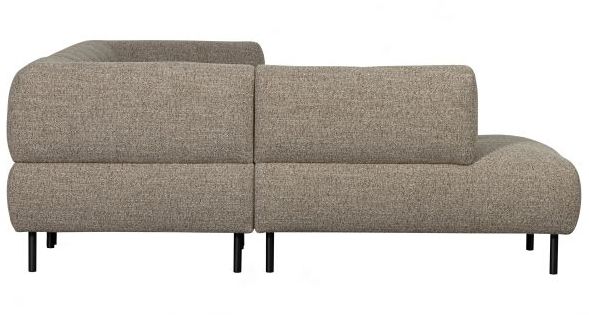 Linkes Ecksofa 'Lloyd' - Braun