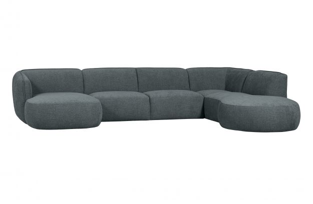 Sofa rechts 'Polly' - Blau/Grün