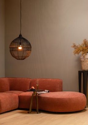 Sofa rechts 'Polly' - Terrakotta