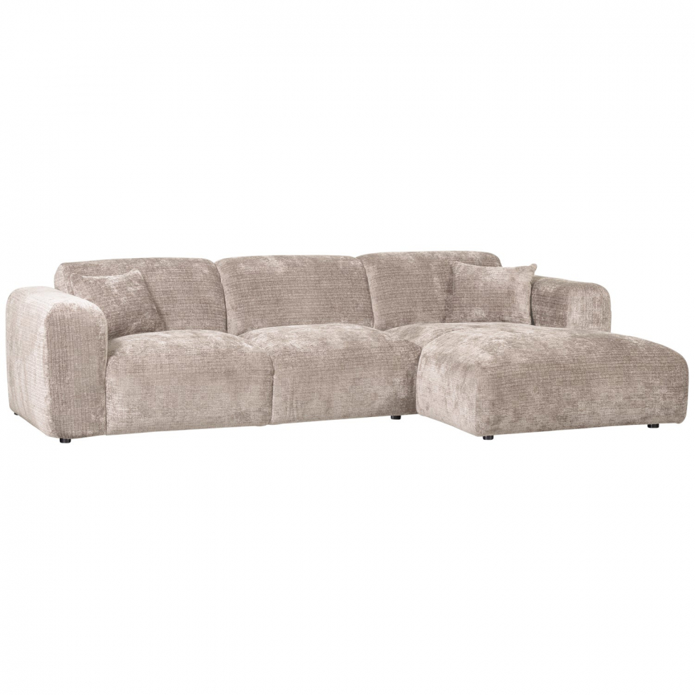 Sofa 'Cloud' 3-Sitzer Chaiselongue rechts - Grau