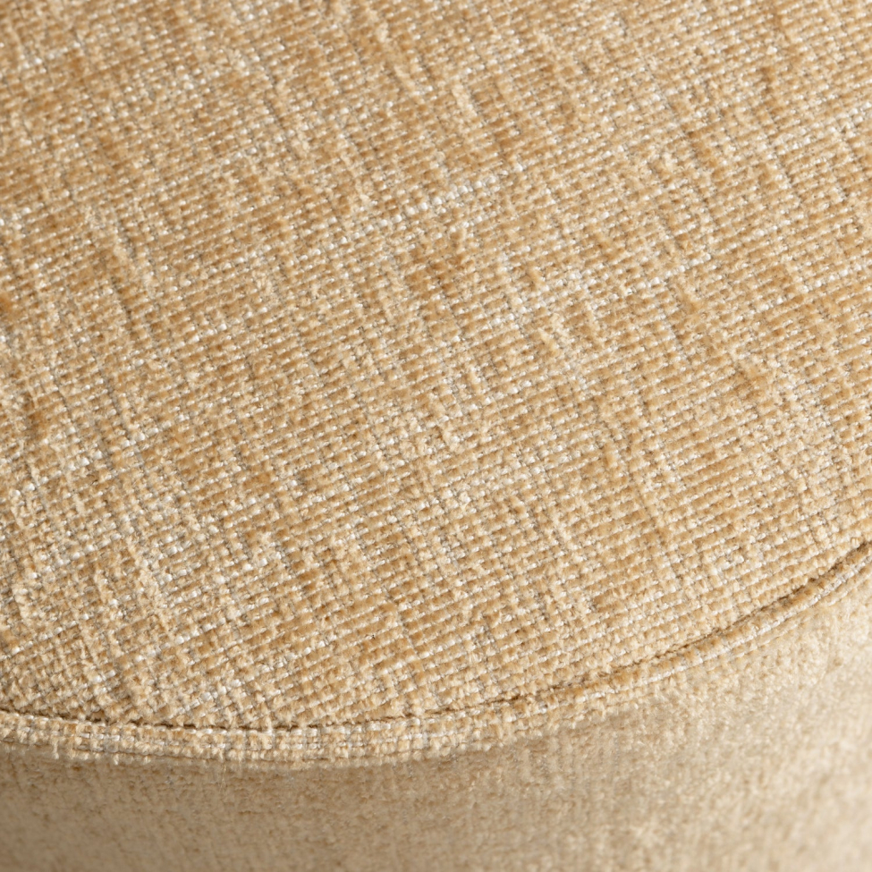 Sittpuff 'Pearl' - Beige/Gelb