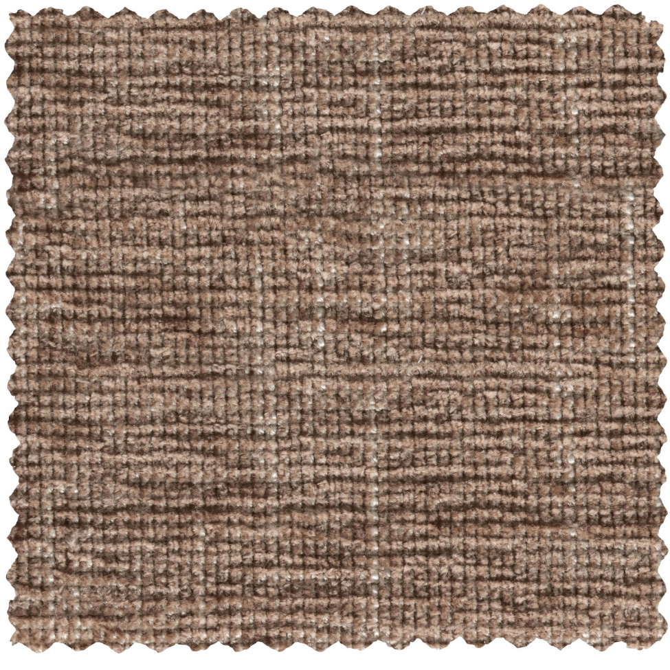 Pouf 'Pearl' - Hellbraun
