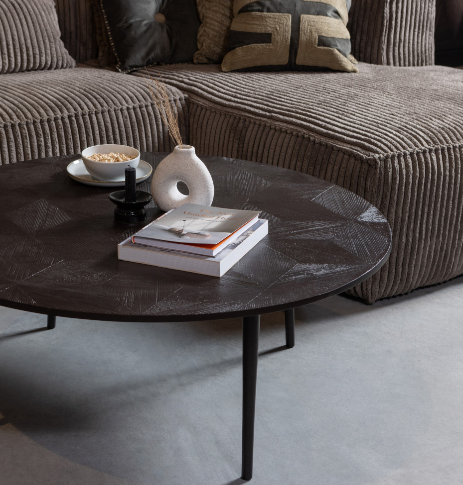 Sofa 'Bean' 4-Sitzer - Braun/Manchester