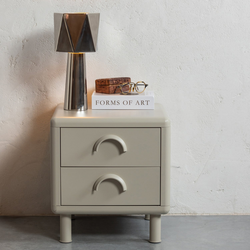 Nachttisch 'Rune' - Beige