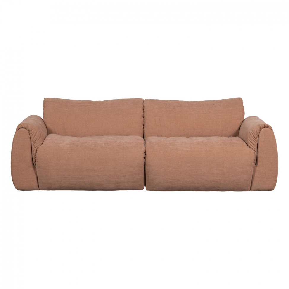 Sofa 'Baggy' 2-Sitzer - Braun/Rosa