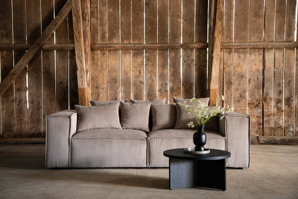 Sofa 'Gällivare' 3-Sitzer - Braun
