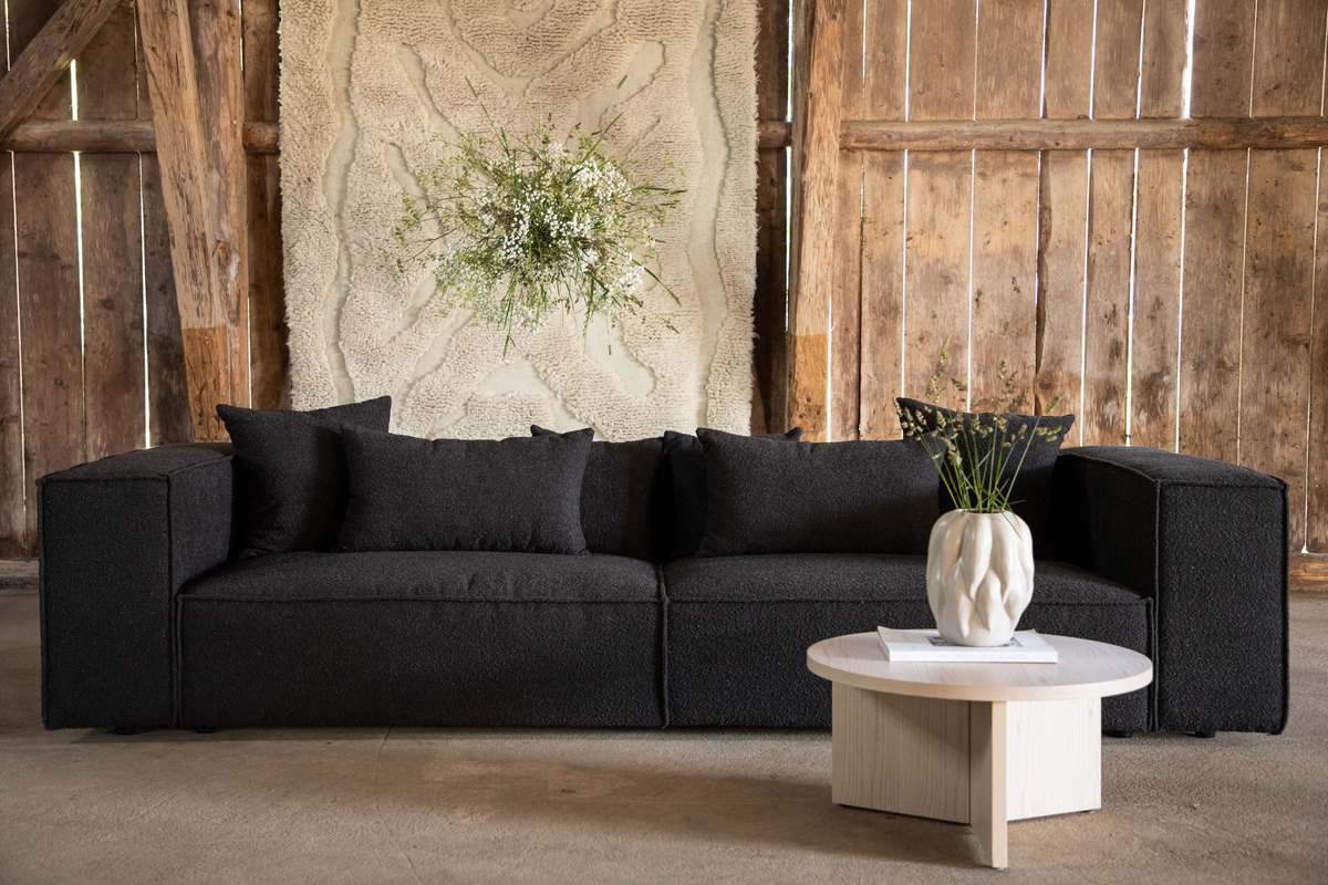 Sofa 'Jokkmokk' 4-Sitzer - Schwartz