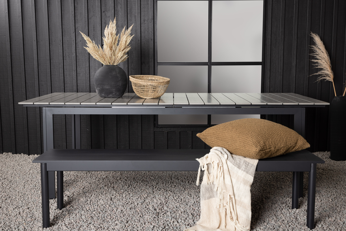 Esstisch 'Laxsjö' 229x100cm - Schwarz