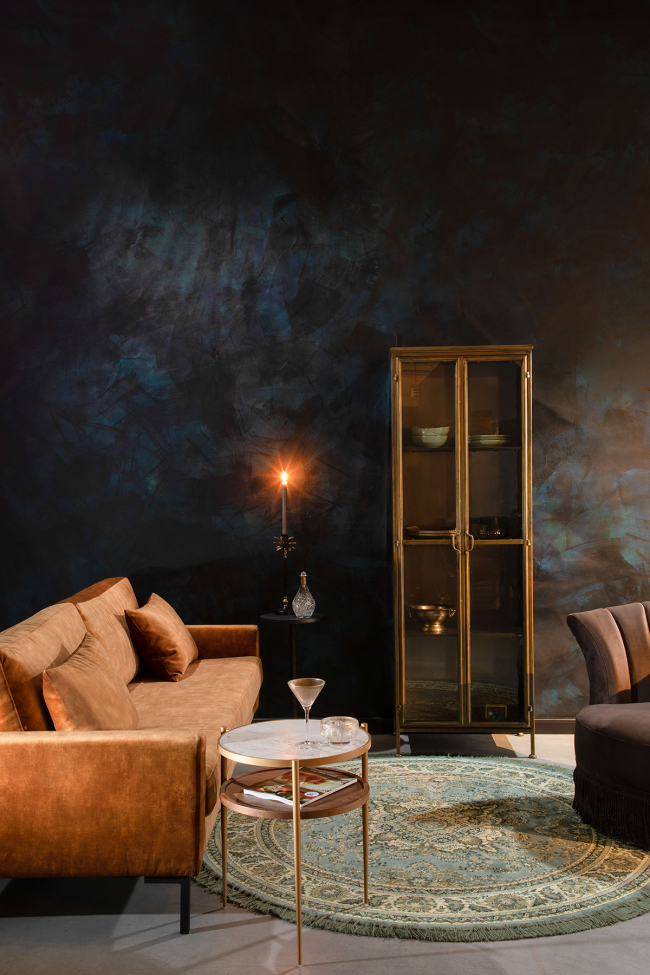 Schrank 'Gertlush' -Gold/Schwarz